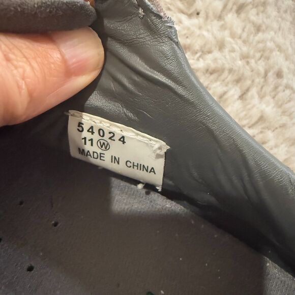 FootJoy Contour Series Golf Shoes Men’s Size 11W Brown & White Leather Cleats - Picture 6 of 10